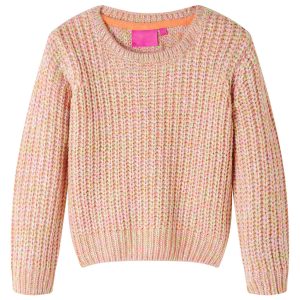 Camisola de malha para criança rosa-suave 116