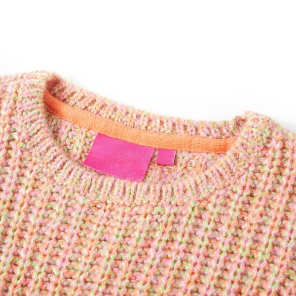 Camisola de malha para criança rosa-suave 116 – Image 3