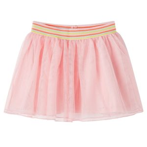 Saia de tule para criança rosa-claro 92