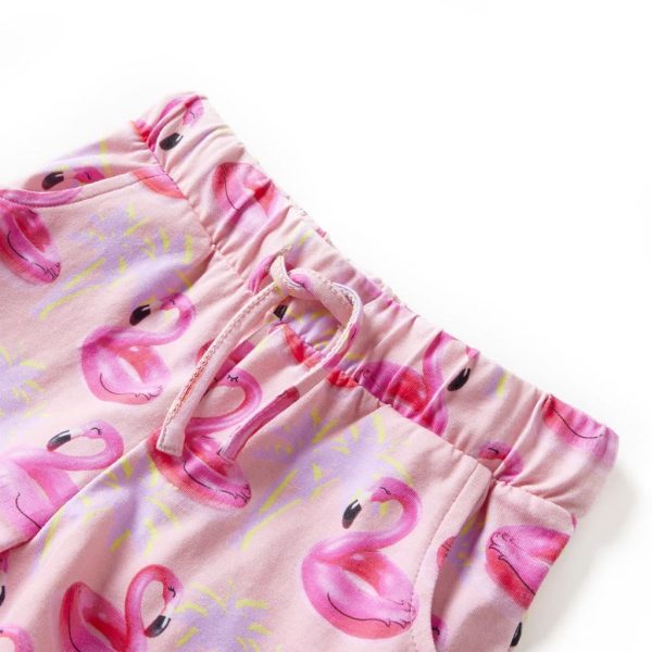Calção para criança com cordão rosa-claro 140 – Image 3