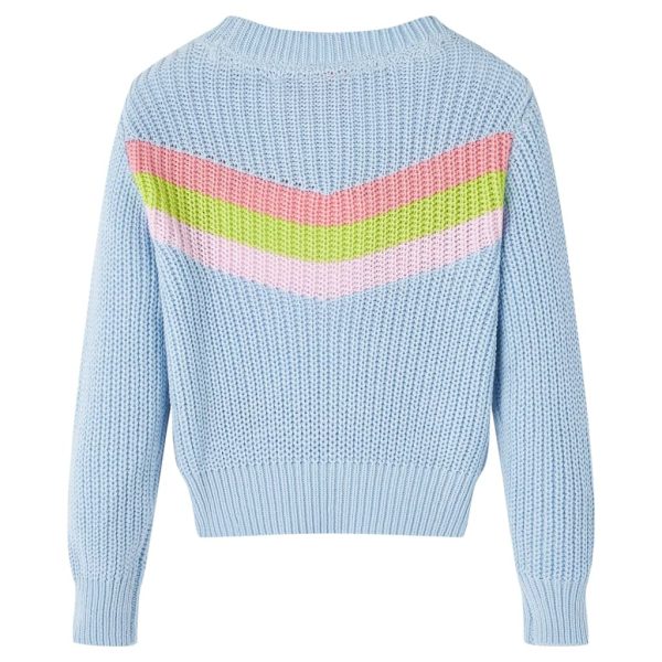 Camisola de malha para criança azul 104 – Image 2