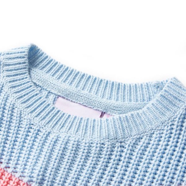 Camisola de malha para criança azul 104 – Image 3