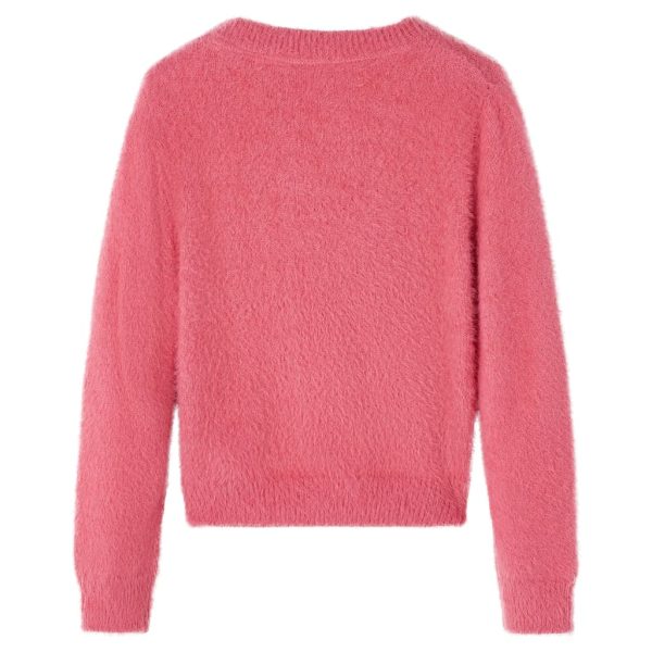 Camisola de malha para criança rosa-velho 92 – Image 2
