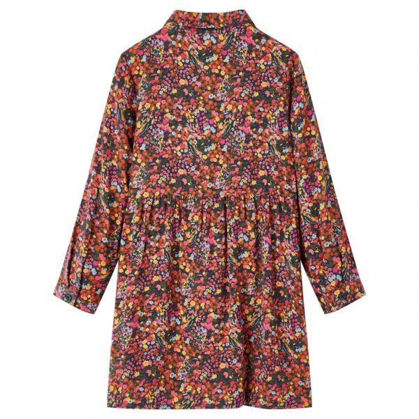 Vestido de manga comprida para criança multicor 128 – Image 2