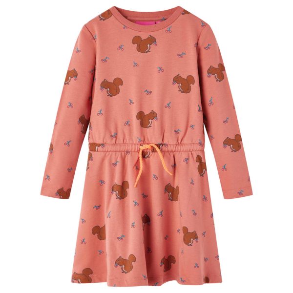 Vestido para criança rosa-velho 92
