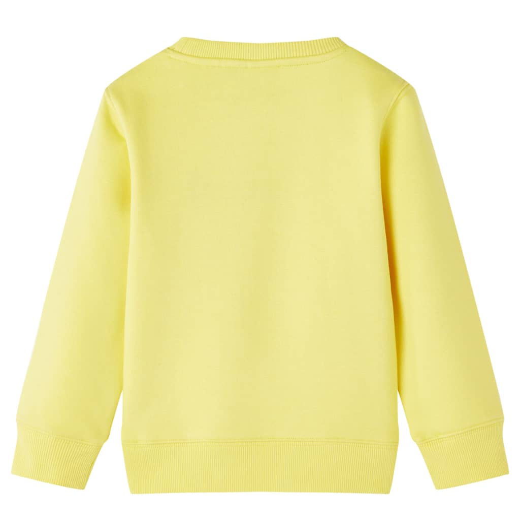 Sweatshirt para criança amarelo-claro 104 – Image 2