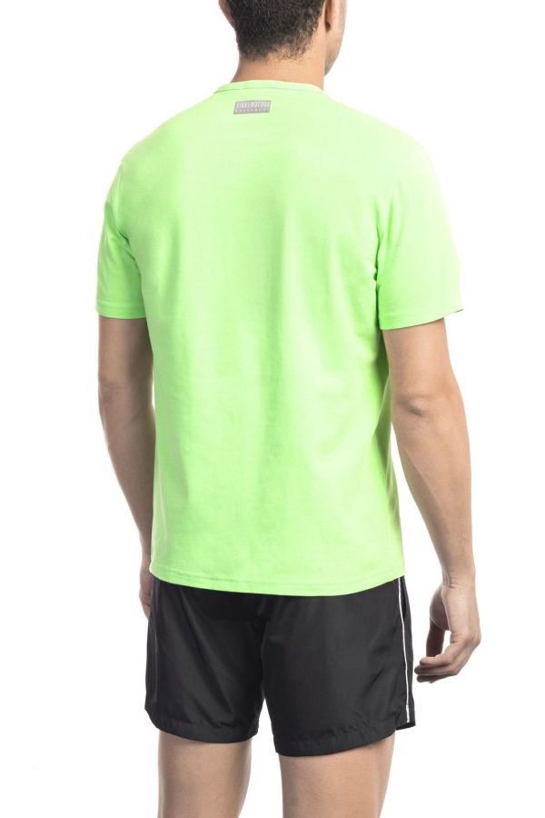 Bikkembergs Camiseta BKK1MTS02_GREENFLUO_D – Image 2