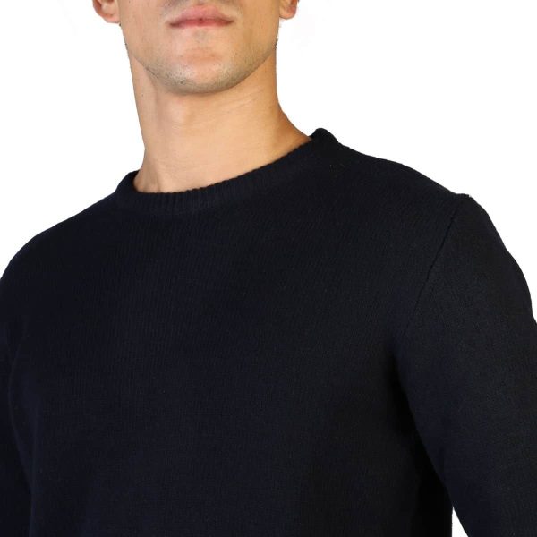 100% Cashmere Sweater C-NECK-M_500-NAVY – Image 3