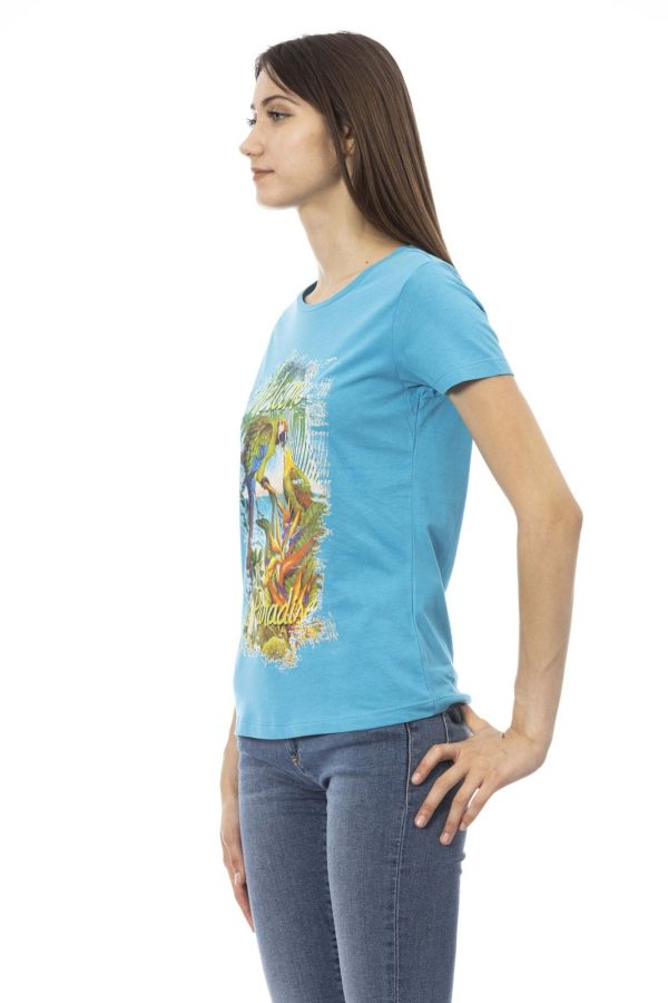 Trussardi Action Camiseta 2BT16_43Turquoise – Image 2