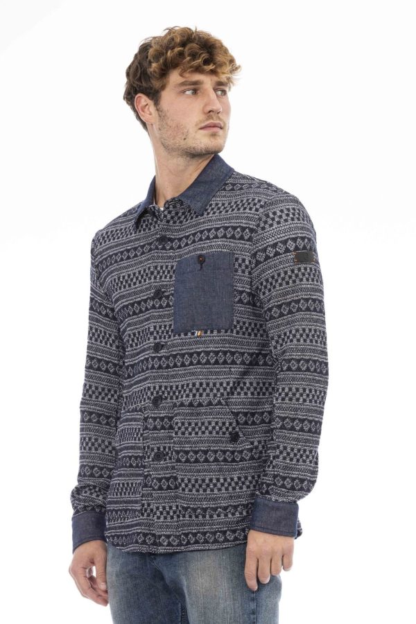 Distretto12 Camisas C2UGA0704T0283DD01_0001BLU – Image 2