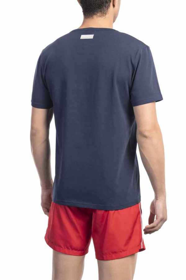 Bikkembergs Beachwear Camiseta BKK1MTS02_NAVY – Image 2