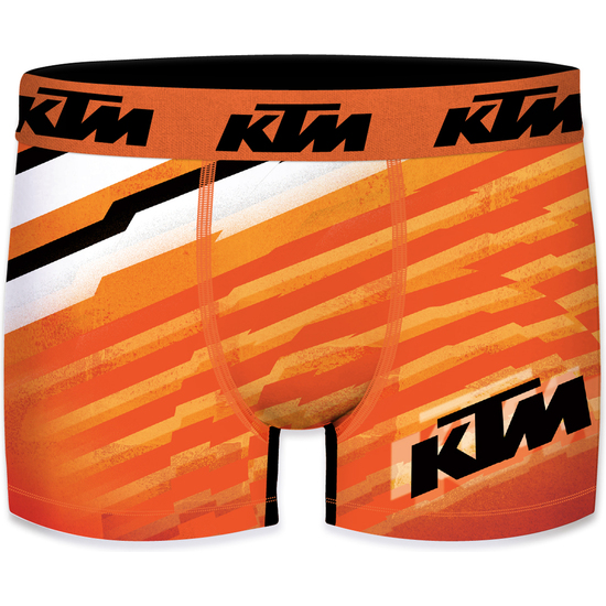 PACK 4 CALZONCILLOS BOXER ESTAMPADOS KTM PARA HOMBRE EN MICROFIBRA – Image 4