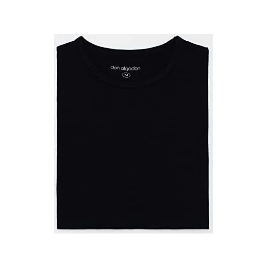 PACK 6 CAMISETAS INTERIORES NEGRAS NEGRO – Image 2