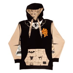 SUDADERA CON CAPUCHA PERSONAJES DE PESADILLA ANTES DE NAVIDAD TALLA XL